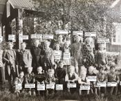 Skedshult skola 1947-48 Klass 3-6 