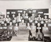 Skedshult skola 1950-51 Klass 3-6 