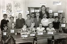 Stjälkhammar skola 1954-55 Klass 4