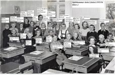 Stjälkhammar skola 1955- 56 Klass 2 