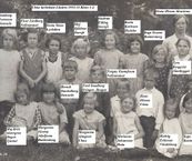 Ukna kyrkskola 1933-34 Klass 1-2 
