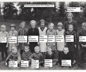 Ukna kyrkskola 1937-38 Klass 1-2 