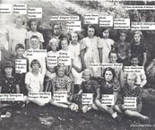 Ukna kyrkskola 1938-39 Klass 3-6 