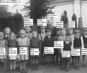 Ukna kyrkskola 1943-44 Klass 1-2 