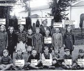 Ukna kyrkskola 1943-44 Klass 3-4 