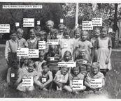 Ukna kyrkskola 1950-51 Klass 1-2 