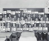 Ukna kyrkskola 1950-51 Klass 5-6 