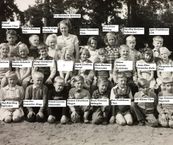 Ukna kyrkskola 1952-53 Klass 1-2