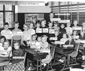 Ukna kyrkskola 1955-56 Klass 3-4 