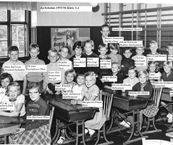 Ukna kyrkskola 1955-56 Klass 3-4 